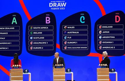Rugby World Cup Draw in Paris 2023